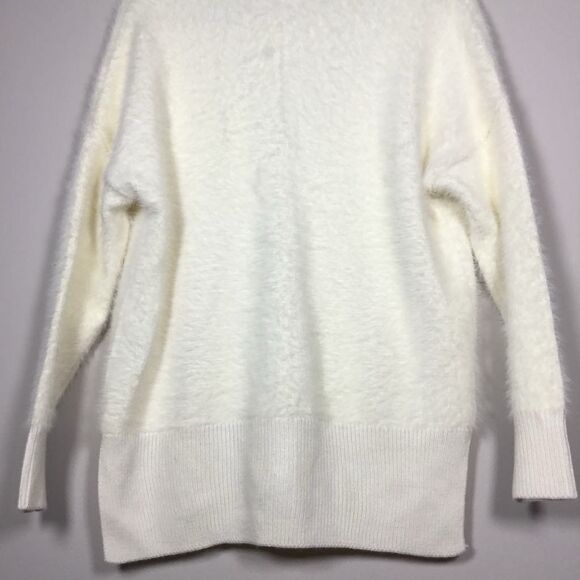 Sanctuary Off White Fluffy Clean Girl Minimalist Cozycore Oversized Cardigan XS - Picture 5 of 8